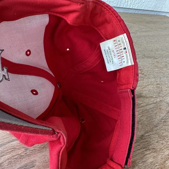 St. Louis‎ Embroidered Red Adjustable Baseball Hat Cap - Picture 6 of 6